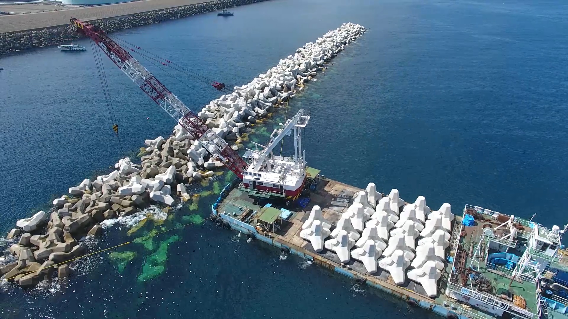 港湾事業・施工事例1 株式会社関組